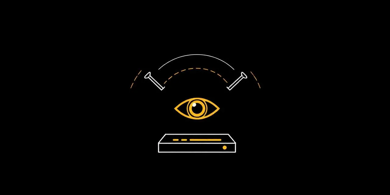Can the WiFi owner see incognito history - router with a watching eye