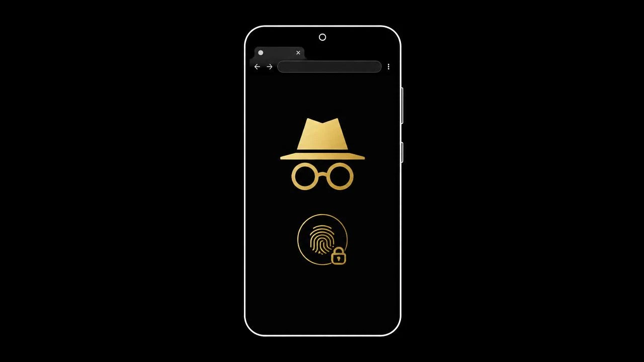 Incognito mode on Android Chrome with locked private tabs